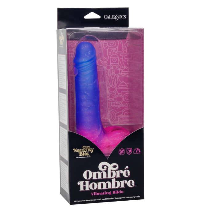 Calexotics Naughty Bits® Ombré Hombre® Vibrating Dildo