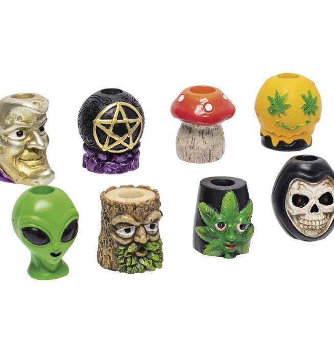 Assorted Novelty Figures Cigarette Snuffers