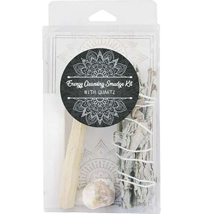 Quartz Energy Cleansing Smudge Kit - Energy Amp & Balance