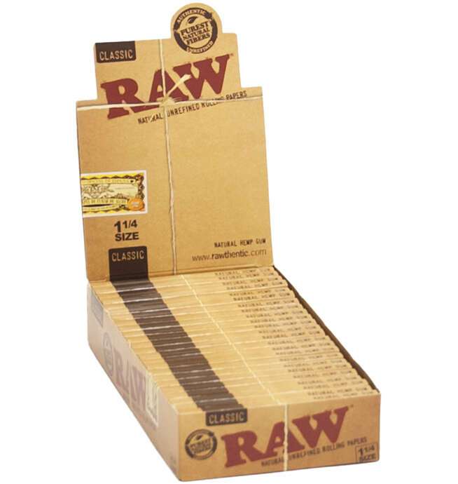 Raw Natural Unrefined 1¼ Size Rolling Papers