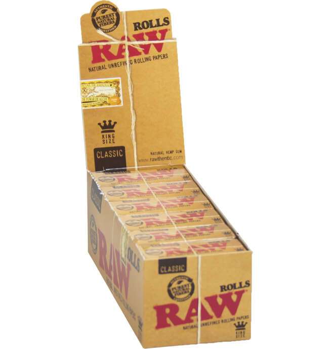 Raw Unrefined Rolls King Size 9ft