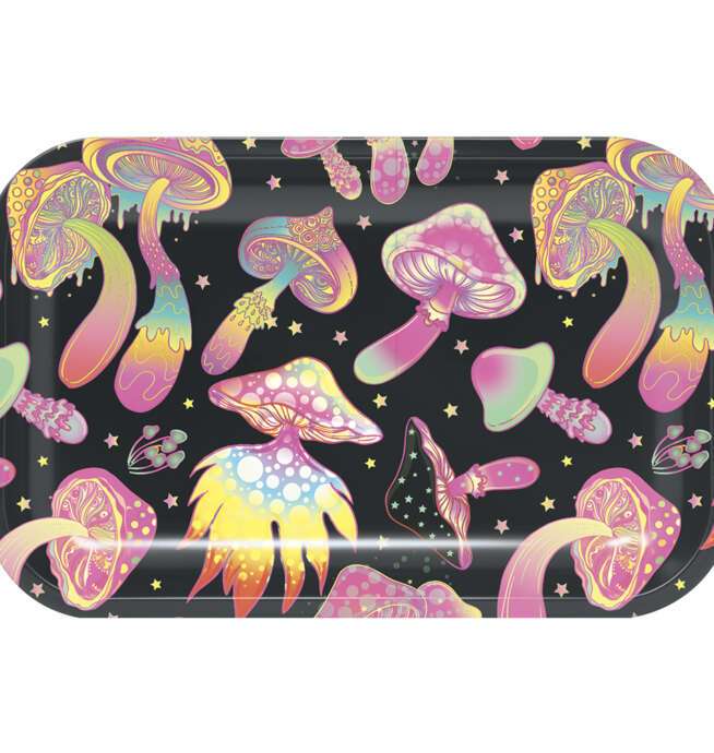 Small Dancing Shrooms Rolling Tray