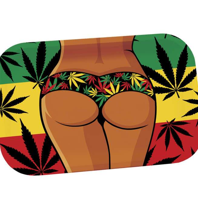 Small Rasta Booty Tray