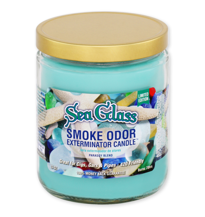 Smoke Odor Exterminator Candles - Sea Glass (Limited Edition)