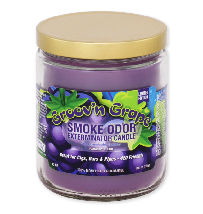 Smoke Odor Exterminator Candles – Groov'n Grape (Limited Edition)