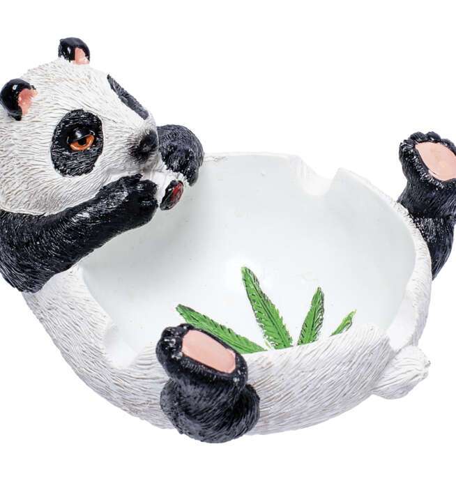 Stoned Panda Polystone Ashtray 5in - Image 2