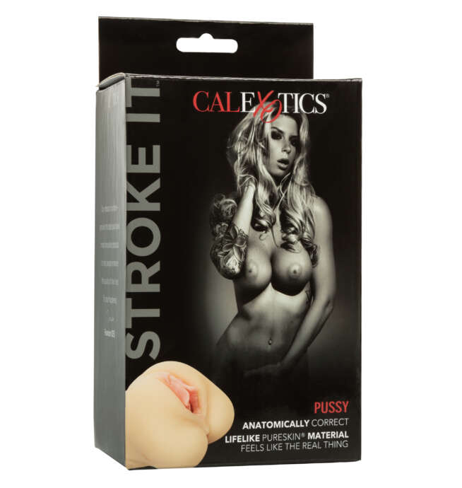 Calexotics Stroke It™ Pussy - Ivory