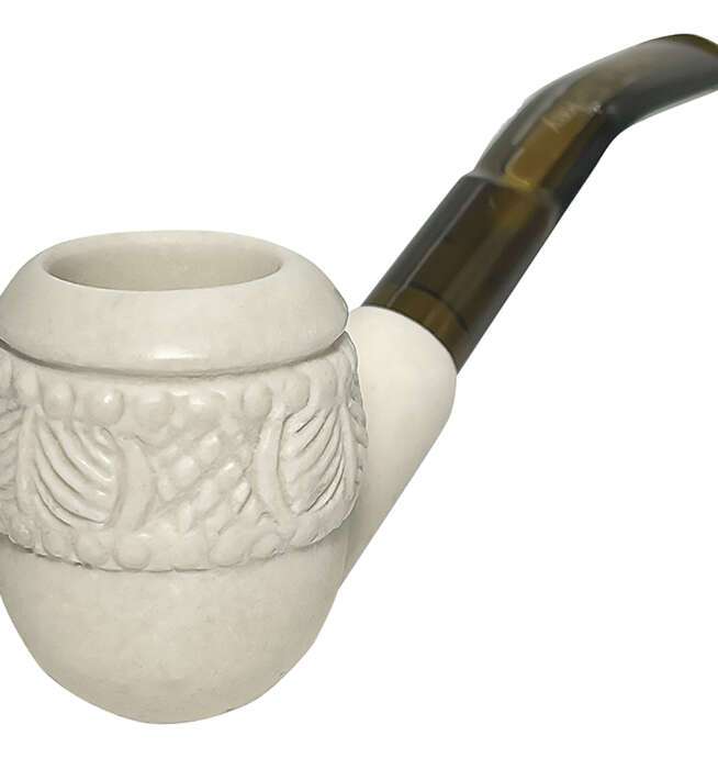 Topkapi Carved Mini Meerschaum Pipe - Image 2