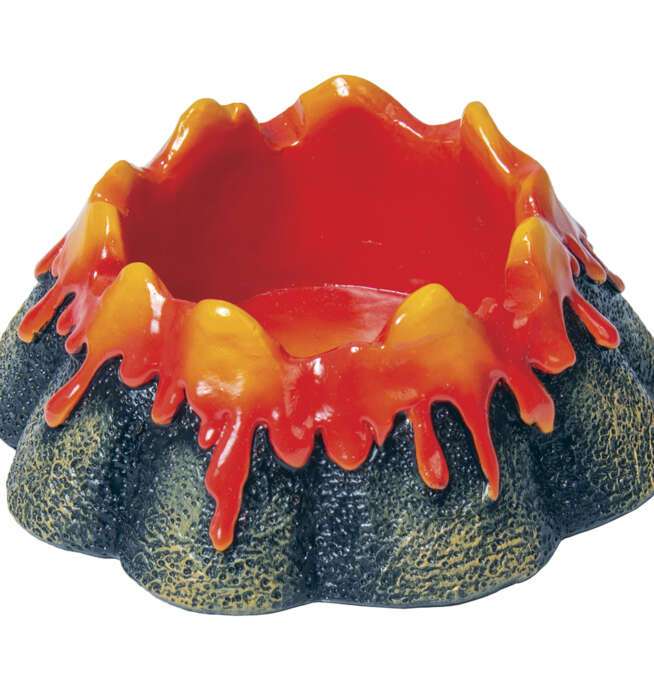 Volcano Shape Polystone Ashtray