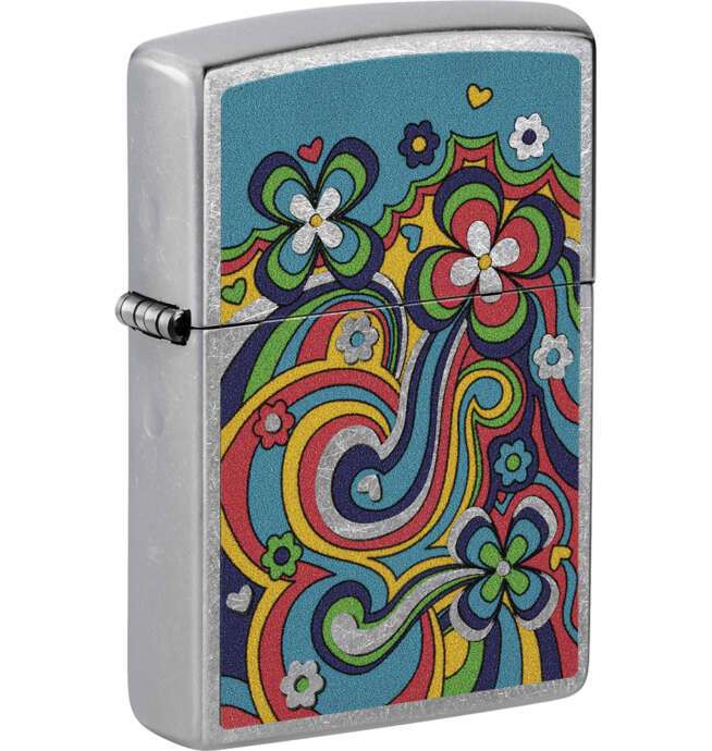 Zippo Flower Power Design