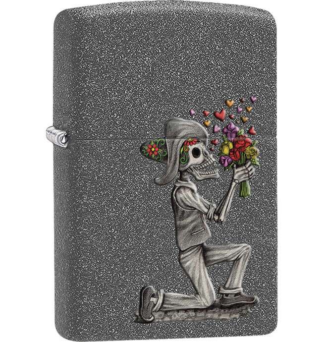 Zippo Iron Stone Day of the Dead Gift Set - Image 2