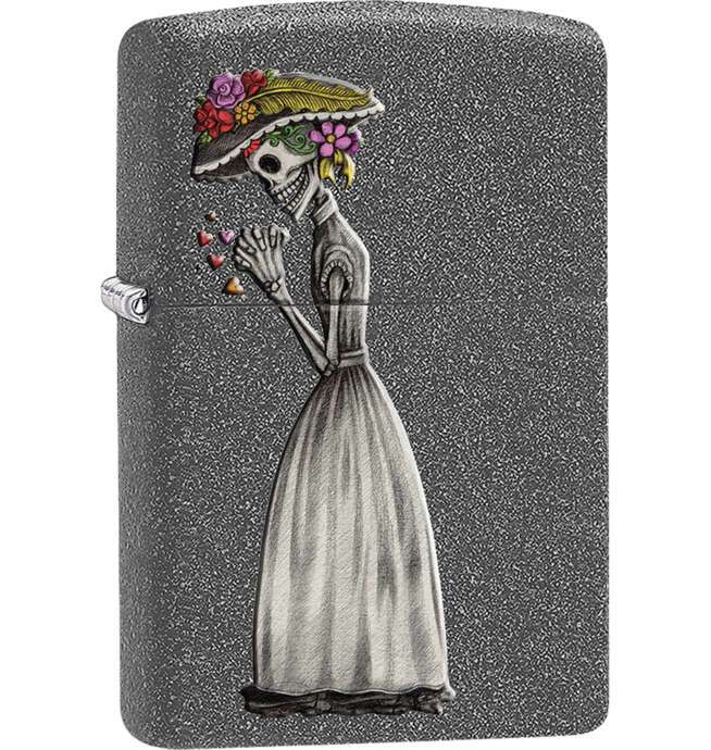 Zippo Iron Stone Day of the Dead Gift Set - Image 3