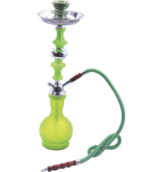 17.5" Green Single Hose Hookah