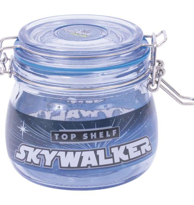 500ml Glass Jars Blue Skywalker