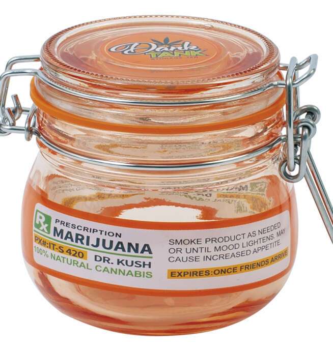 500ml Glass Jars Orange RX