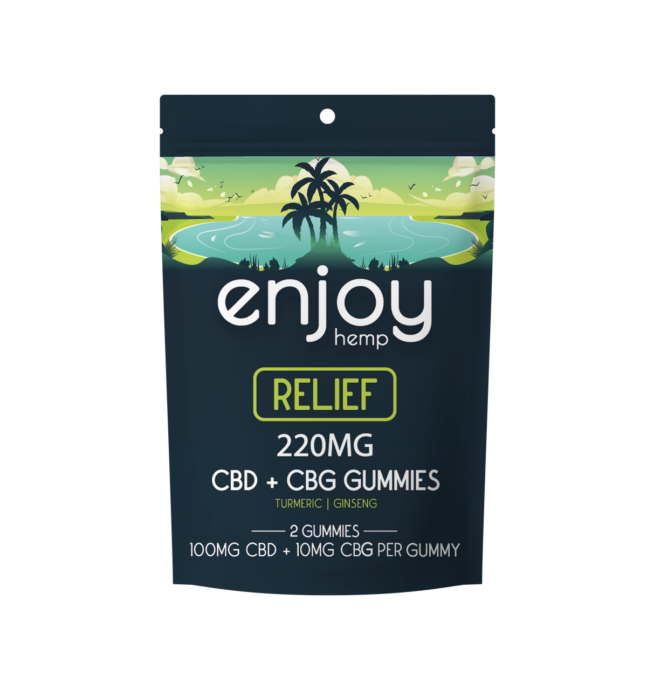 Enjoy Hemp CBD Gummies - 220 mg De-Stress Gummies - Image 2