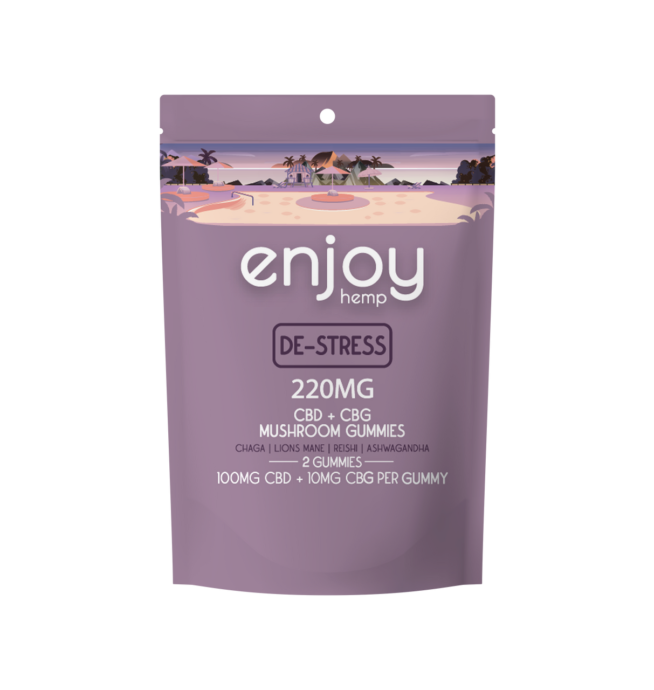 Enjoy Hemp CBD Gummies - 220 mg De-Stress Gummies