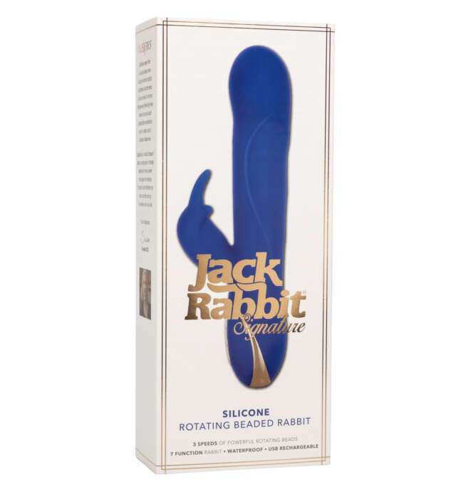 Calexotics Jack Rabbit® Signature Silicone Rotating Beaded Rabbit - Image 2