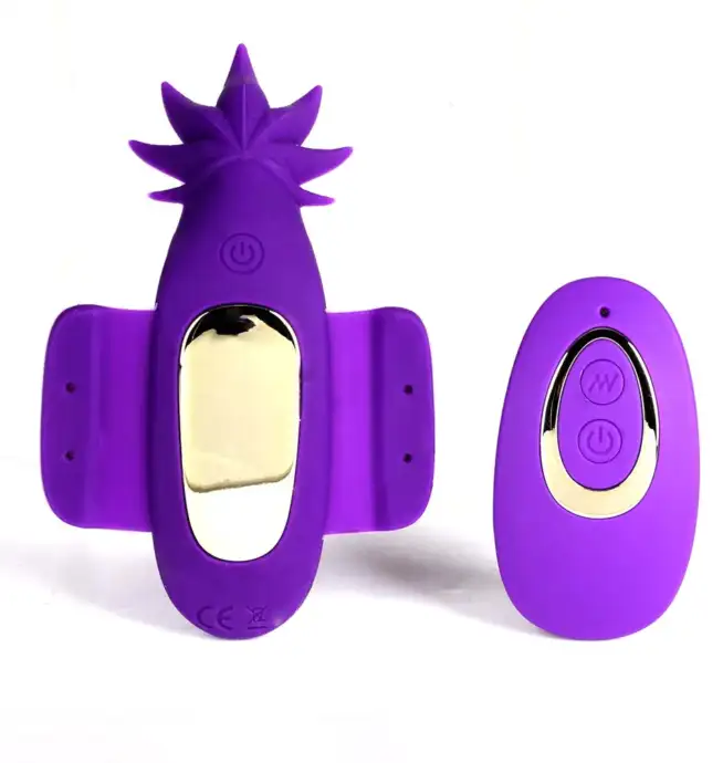 SATIVA 10-Function Remote Control Panty Vibrator Purple 420 Series