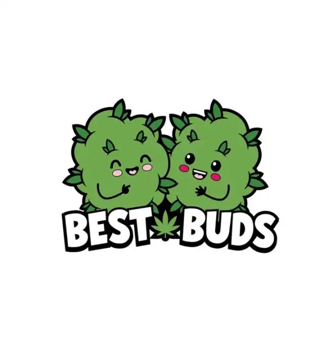 Wood Rocket Best Buds Enamel Pin