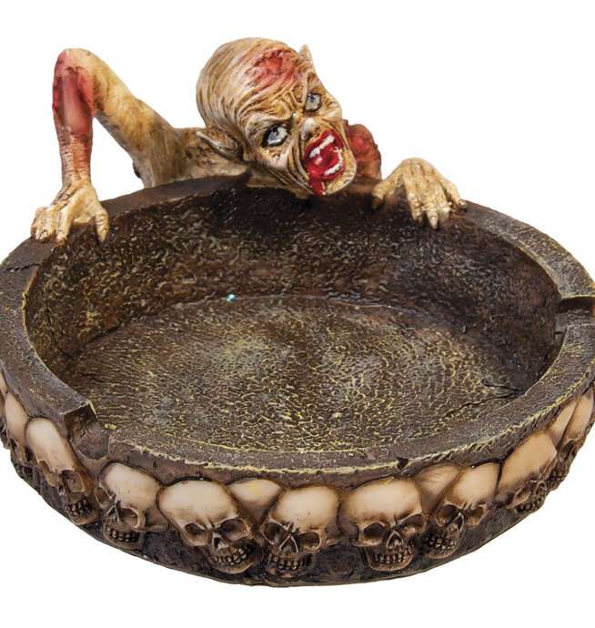 Zombie Polystone Ashtray