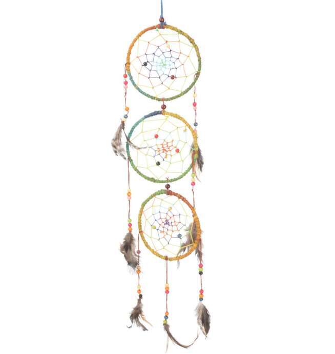 5" Three Tier Hemp Dreamcatcher