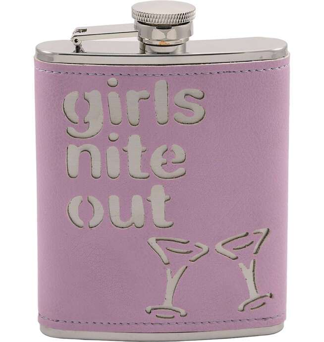 6oz Girls Night Out Flask (Pink)