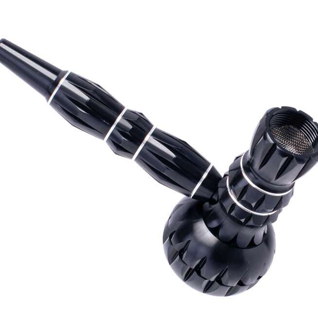 Black Aluminum Pipe w/ Grinder - Image 2