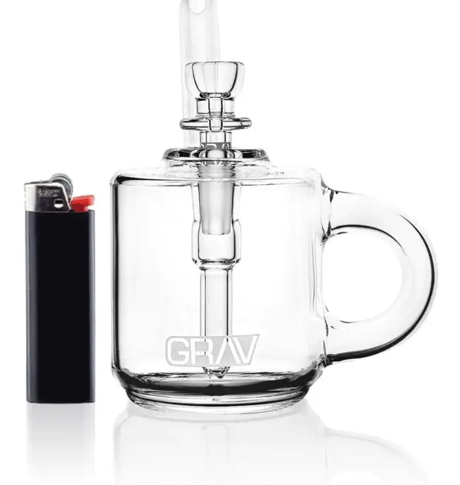 GRAV® Coffee Mug Pocket Bubbler - Light Cobalt - Image 2