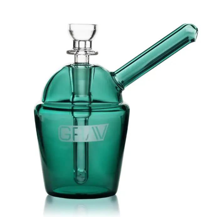 GRAV® Slush Cup Pocket Bubbler - Lake Green