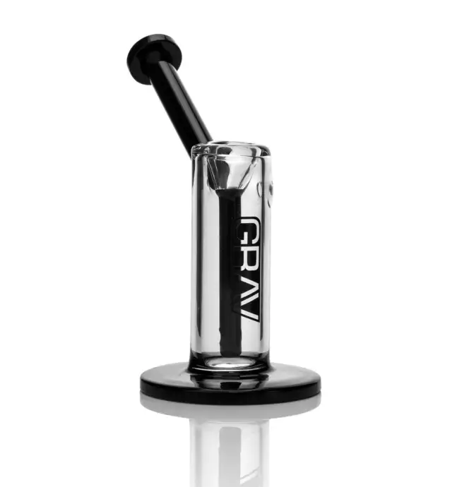 GRAV® Small Upright Bubbler - Black Accents