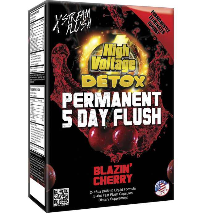 High Voltage Detox Permanent 5 Day Flush - Blazin' Cherry