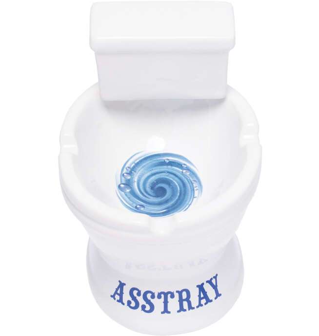 Large AssTray Ceramic Ashtray