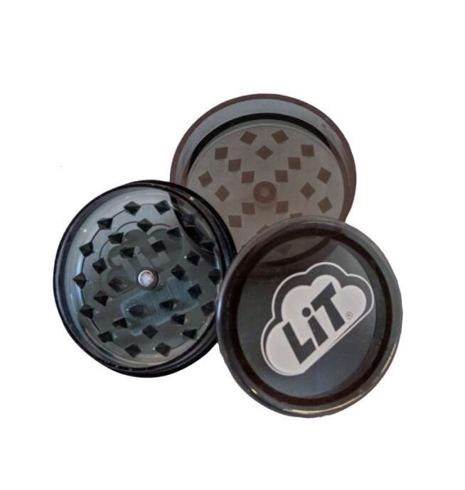 LiT Brands 2-in-1 Grinder & Stash Jar