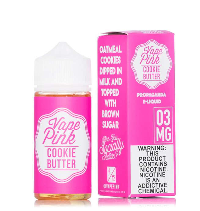 Propaganda E-Liquid Vape Pink Cookie Butter 0mg