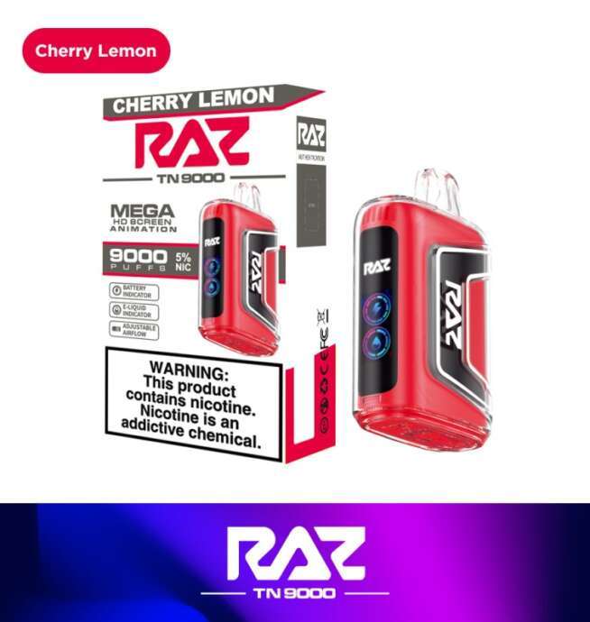 RAZ TN9000 Disposable - Cherry Lemon