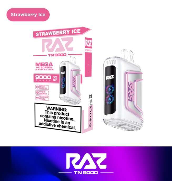 RAZ TN9000 Disposable - Strawberry Ice