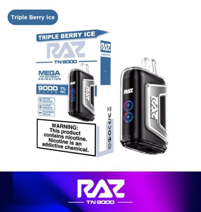 RAZ TN9000 Disposable - Triple Berry Ice