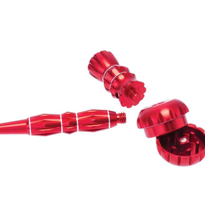 Red Aluminum Pipe w/ Grinder - Image 2