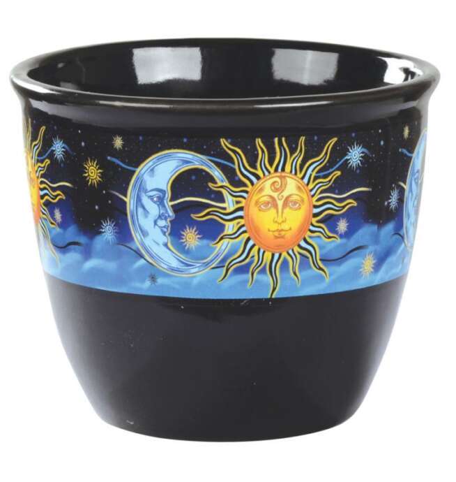 Sun/Moon Smudge Pot