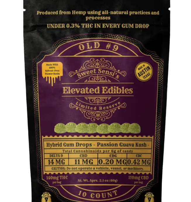 Sweet Sensi Elevated Gummy - Passion Guava Kush 10pk (Hybrid)