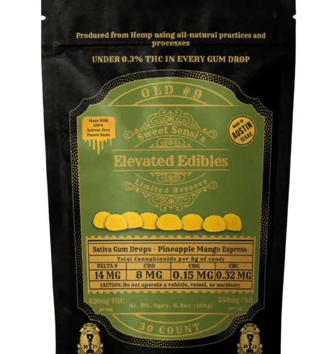 Sweet Sensi Elevated Gummy - Pineapple Mango Express 30pk (Sativa)