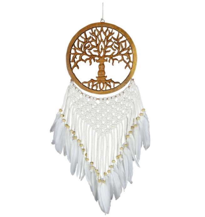 Wooden Tree of Life Dreamcatcher