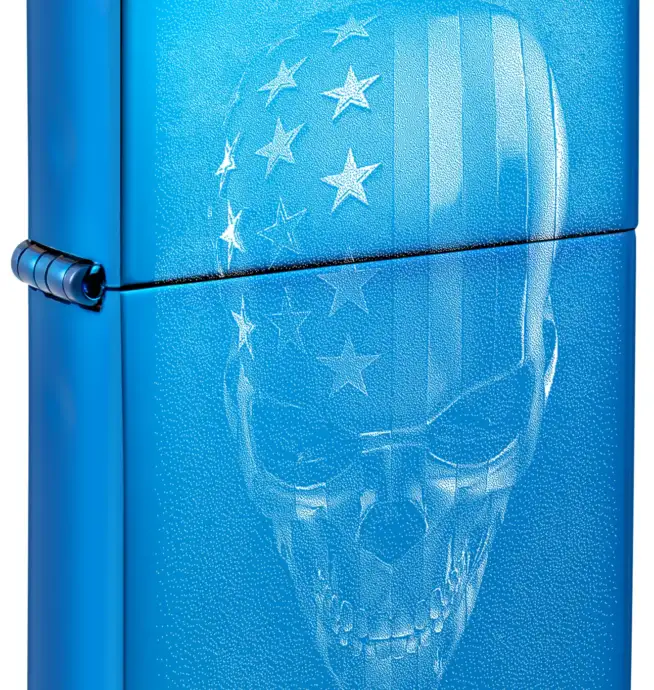 Zippo American Skull Design - Image 2