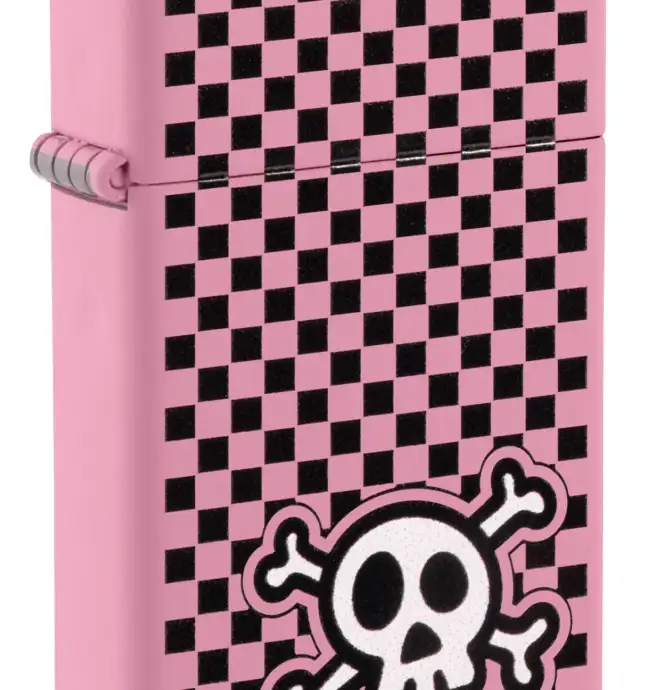 Zippo Checkered Skull Design - Image 2