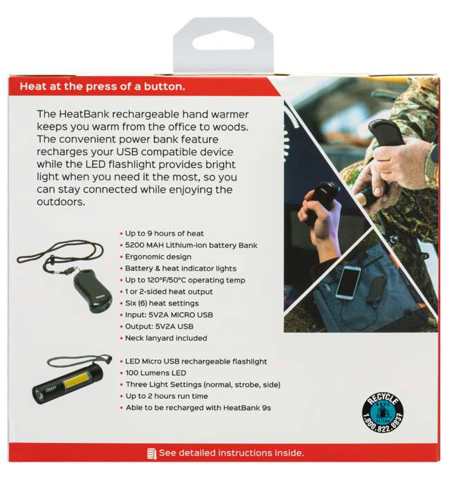 Zippo HeatBank™ 9s Rechargeable Hand Warmer & Flashlight - Image 2