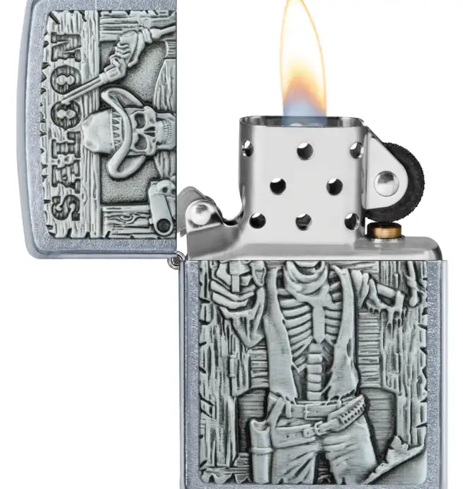 Zippo Saloon Skull Emblem - Image 2