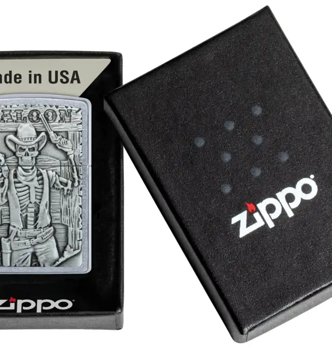 Zippo Saloon Skull Emblem - Image 4