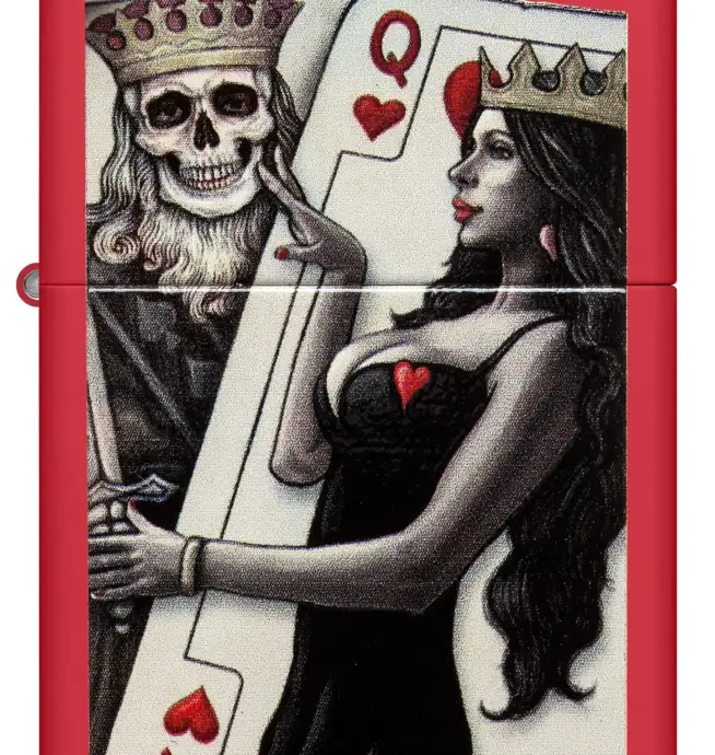 Zippo Skull King Queen Beauty