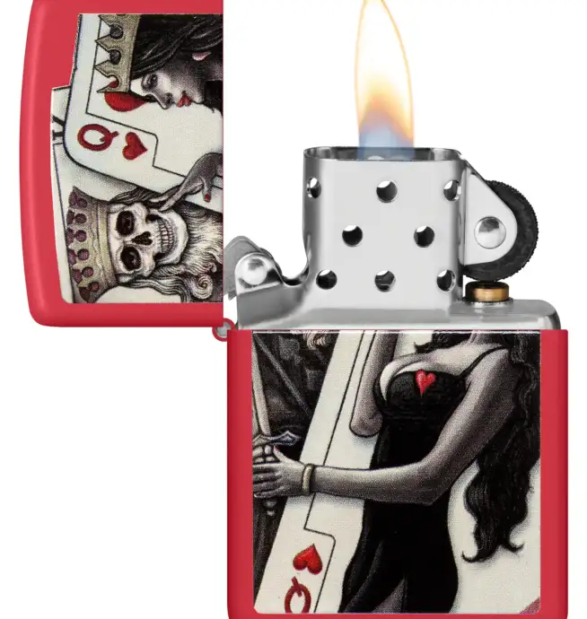 Zippo Skull King Queen Beauty - Image 3